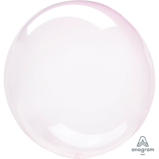 Plastic Balloon Crystal Clearz Petite Light Pink