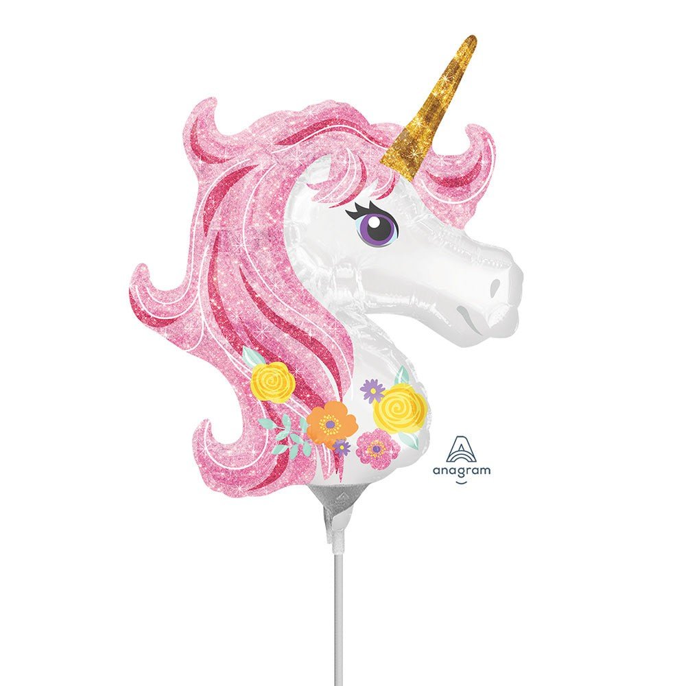 Unicorn Foil Balloon Mini Shape