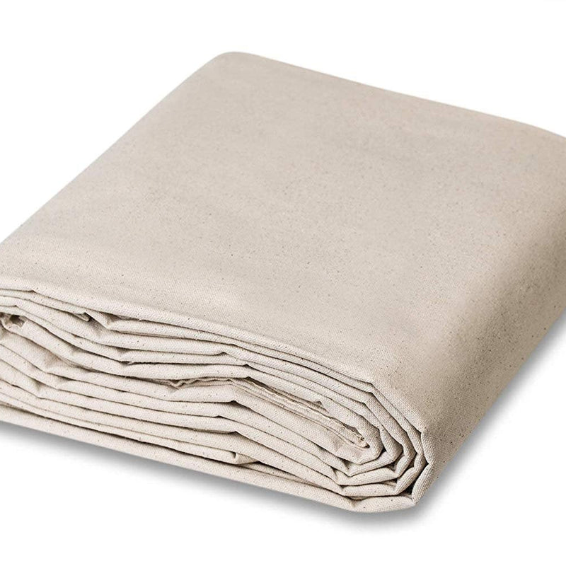 10 Oz Cotton Duck Canvas Fabric - Natural Solid, 58/60" Width (1 Yard)