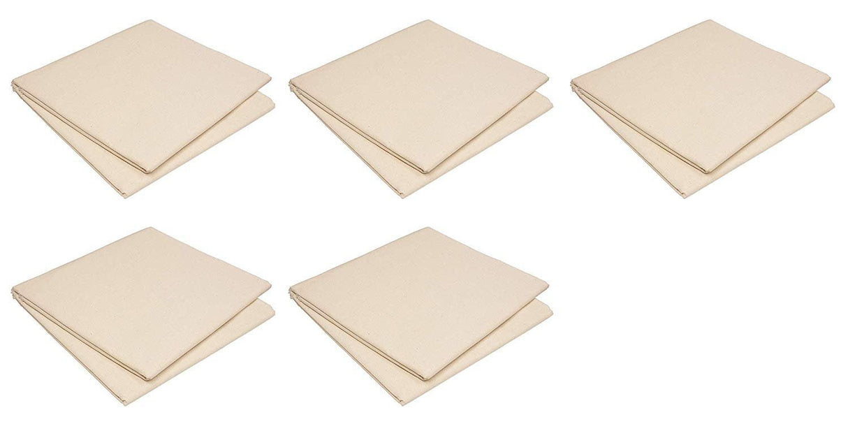 10 Oz Cotton Duck Canvas Fabric - Natural Solid, 58/60" Width (1 Yard)