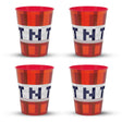 Minecraft Plastic Stadium Cups 4-Pack