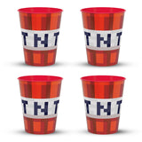 Minecraft Plastic Stadium Cups 4-Pack