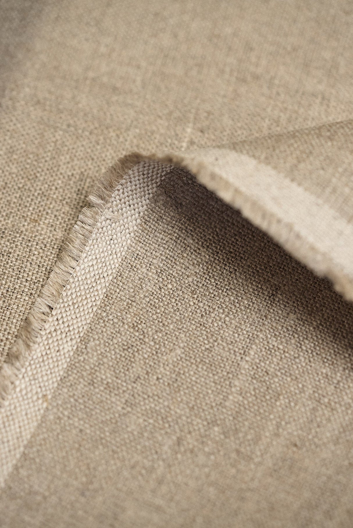 Pure Linen Heavy Natural Fabric