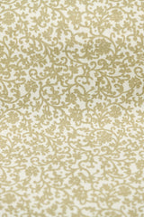 1 Yard Old Europe Sage Print Pure Linen Fabric Heavyweight Printed 58 Inch Width