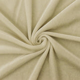 1 Yard Fairy Beige Spandex Velvet Knit Fabric 58 Inches