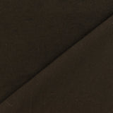 1 Yard Muddy Brown Solid Stretch Brushed Back Poly Poplin Woven Fabric 60 Inches