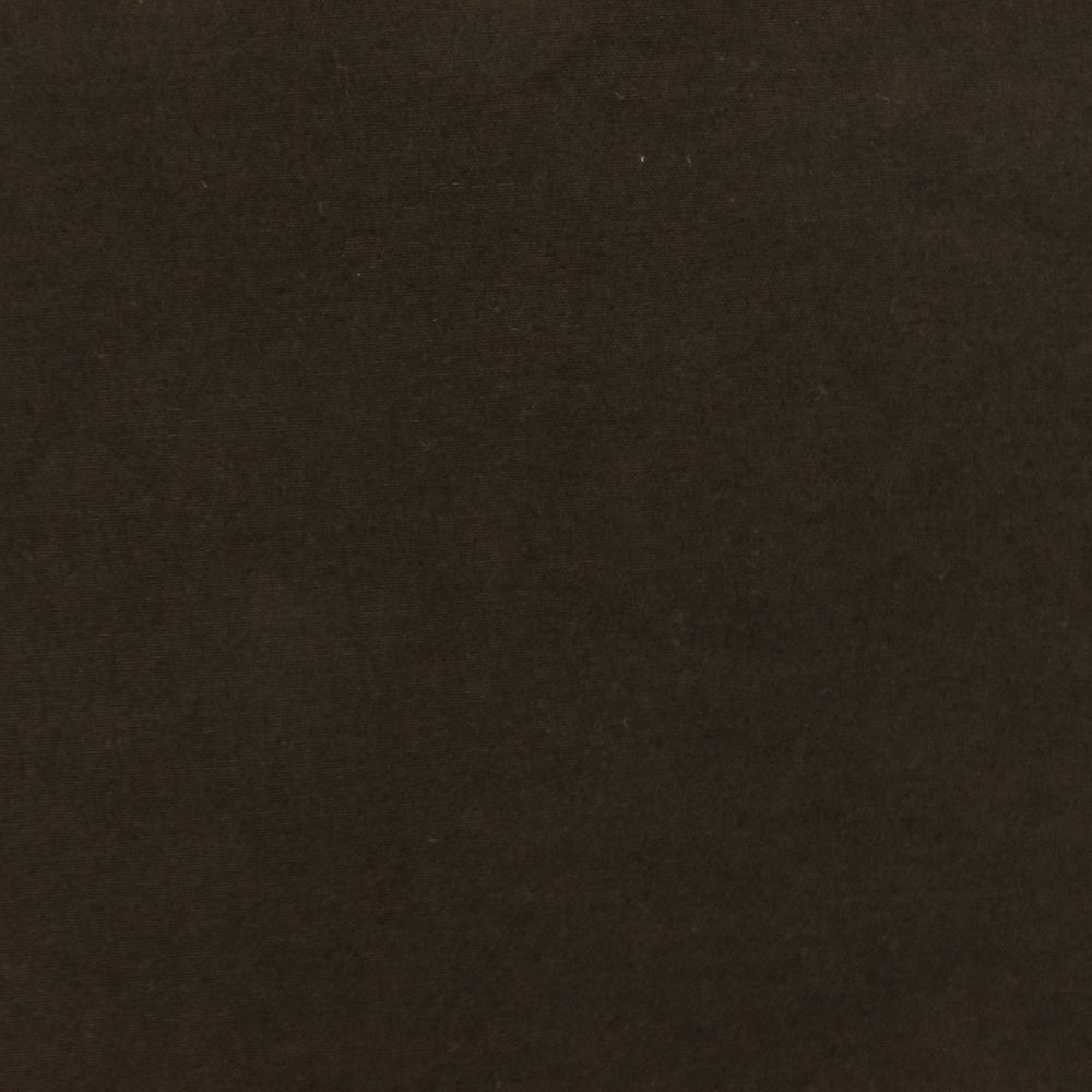 1 Yard Muddy Brown Solid Stretch Brushed Back Poly Poplin Woven Fabric 60 Inches