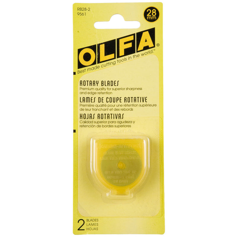 Olfa 28mm Rotary Blade - 2ct