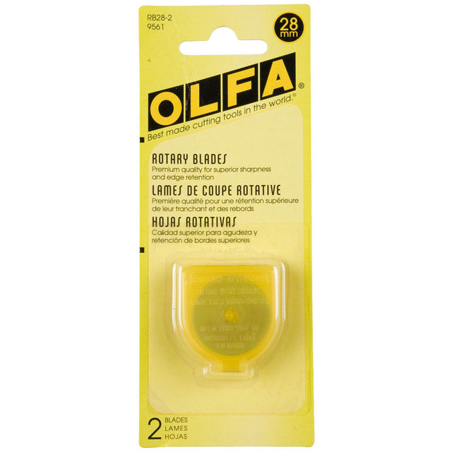 Olfa 28mm Rotary Blade - 2ct