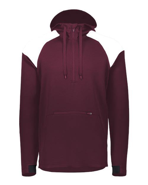 Holloway Men's Limitless Quarter-Zip Hooded Pullover
