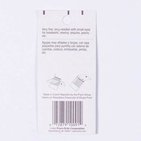 Dritz Beading Hand Needles Size 7 - 4ct