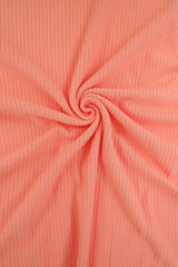 Rib Solid Stretch Knit Fabric
