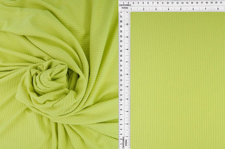 1 Yard 4x2 Yummy Rib Knit Fabric 170 GSM, 58/60? Wide Polyester Spandex Blend