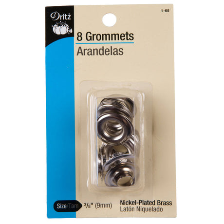 Dritz Nickel Grommets Size 3/8" - 8ct