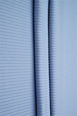 Rib Solid Stretch Knit Fabric