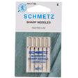 Schmetz Microtex Sharp Machine Needles - 80/12 - 5 ct