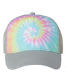 Tie-Dyed Five-Panel Trucker Cap