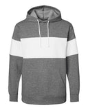 Sudadera clásica con capucha y bloques de color de forro polar
