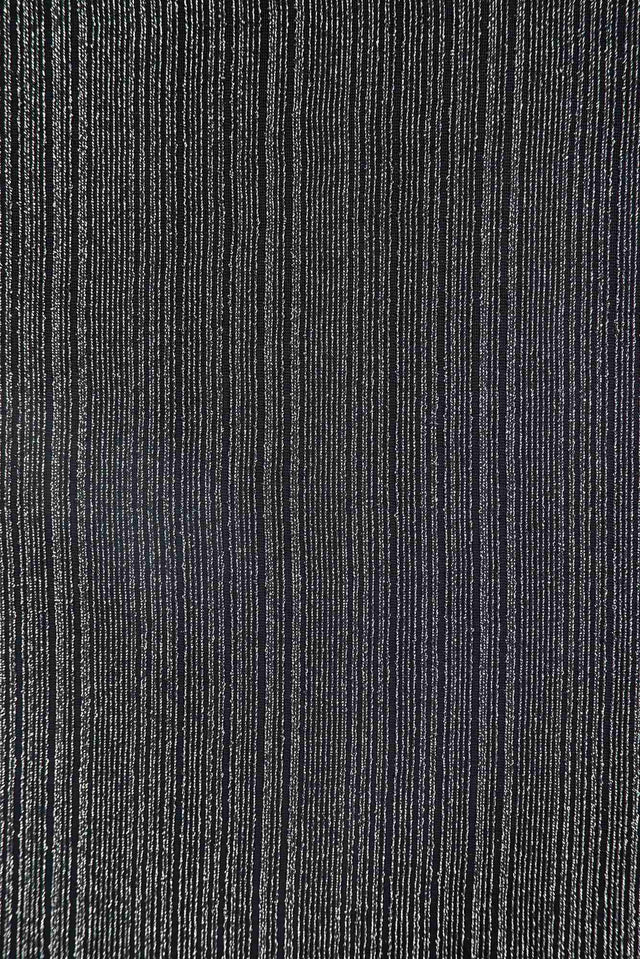 Lurex Stripe Stretch Knit Black/Silver