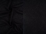 1 Yard Oversize Waffle Solid Knit Fabric 220 GSM, 54/56? Wide Polyester Rayon Spandex Blend