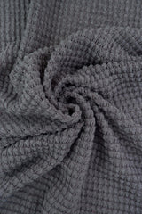 Stretch Waffle Knit Fabric Solid Colors