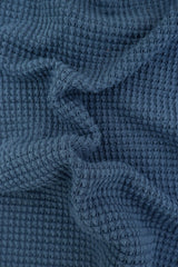Stretch Waffle Knit Fabric Solid Colors