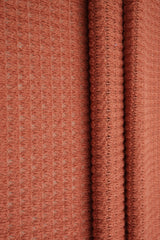Stretch Waffle Knit Fabric Solid Colors