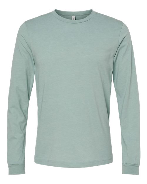 BELLA + CANVAS 3501CVC Heather CVC Long Sleeve Tee