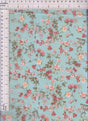 Chiffon Ditsy Floral Woven Fabric Mint