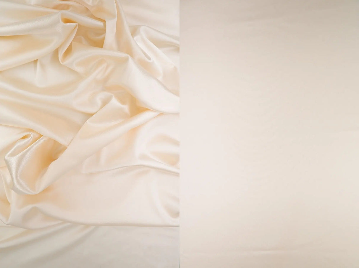 1 Yard Stretch Bridal Satin Fabric 250 GSM, 58/60? Wide Polyester Spandex Blend