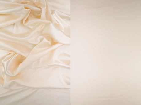 1 Yard Stretch Bridal Satin Fabric 250 GSM, 58/60? Wide Polyester Spandex Blend