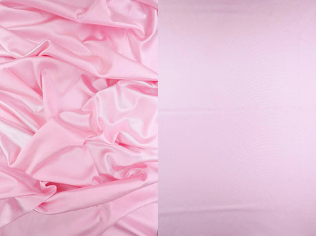 1 Yard Stretch Bridal Satin Fabric 250 GSM, 58/60? Wide Polyester Spandex Blend