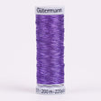 Gutermann Metallic Thread 200m - 571 Helio Purple
