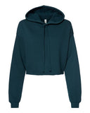 Image 1: Women's Crop Fleece Hoodie SweatshirtImage 2: Soft cropped fleece hoodie designImage 3: Trendy women's fashion hoodieImage 4: Blank crop hoodie for printingImage 5: Comfortable fleece casual wearImage 6: Modern cropped sweatshirt style