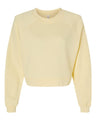 Women's Crop Raglan Fleece Crewneck Sweatshirt