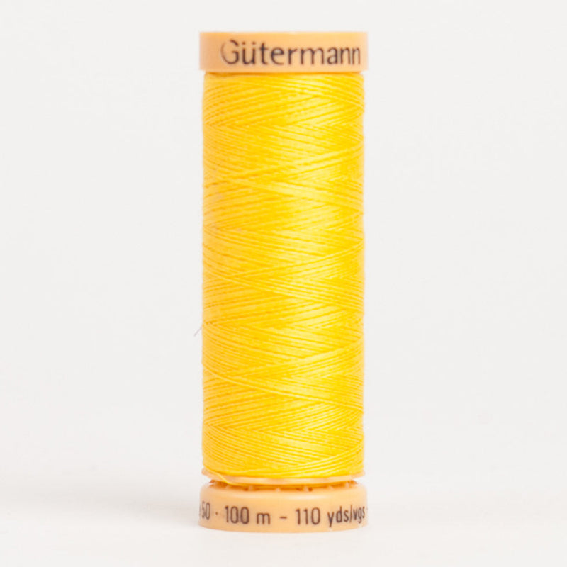 Gutermann Cotton Thread 100m - 1640 Canary Yellow