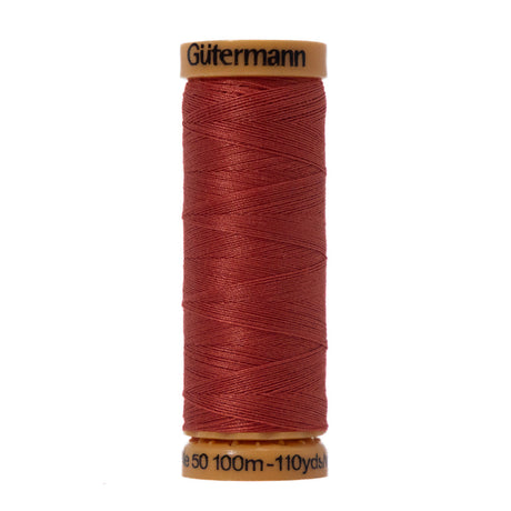 Gutermann Natural Cotton Thread 100m - 4850 Coral Copper