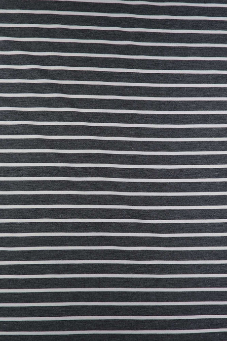 Striped Stretch Knit Fabric