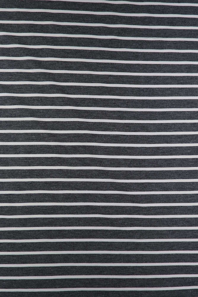 Striped Stretch Knit Fabric