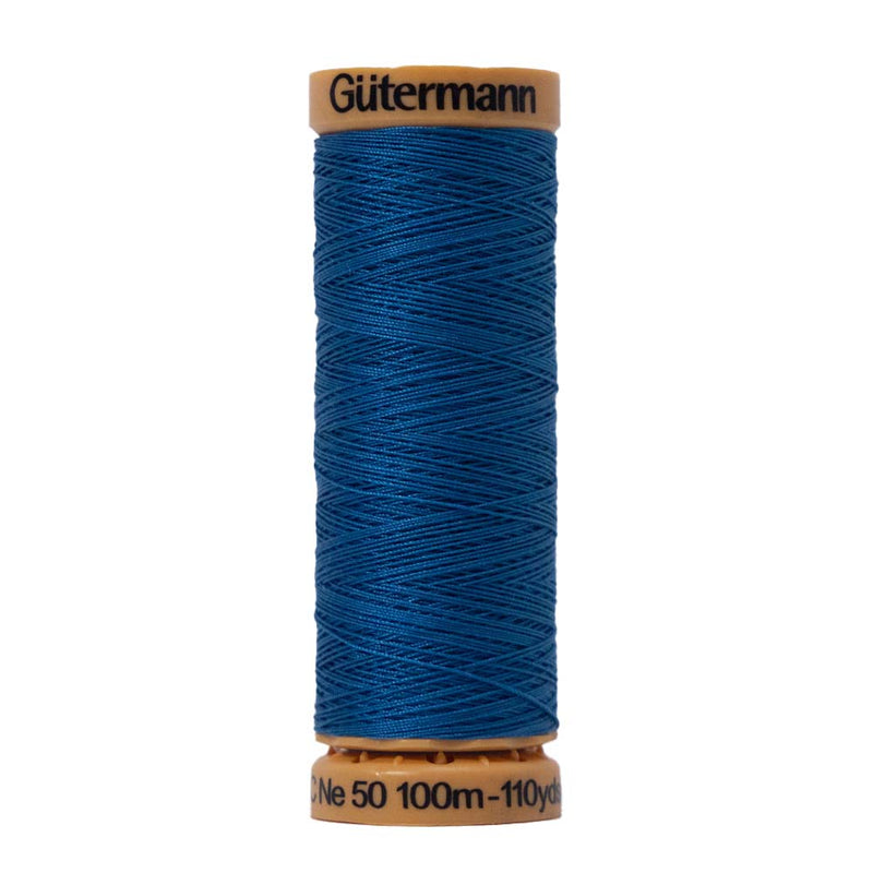 Gutermann Natural Cotton Thread 100m - 7050 Jay Blue