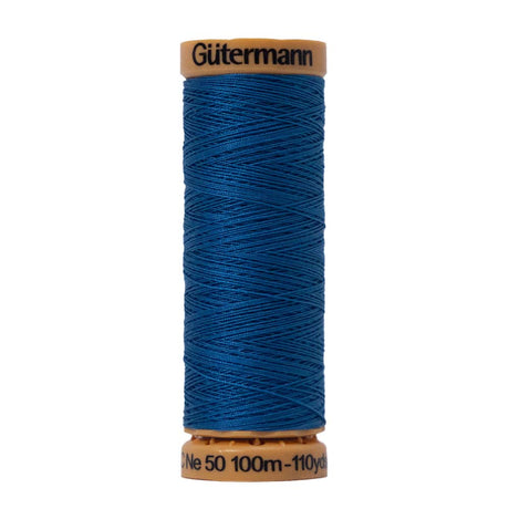 Gutermann Natural Cotton Thread 100m - 7050 Jay Blue