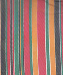 1 Yard Polyester Spandex Mesh Fabric Vertical Stripe Print Lightweight Stretch Sheer 54" Width
