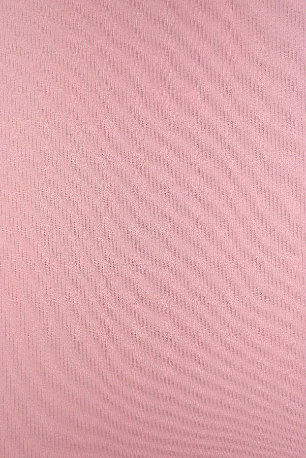 Rib Solid Stretch Knit Fabric