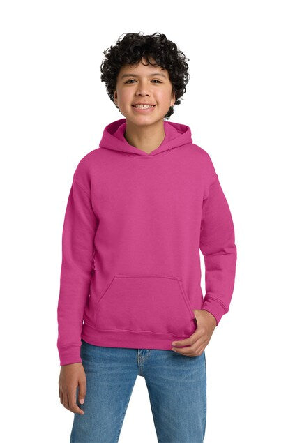 Sudadera con capucha y manga larga para jóvenes Gildan Heavy Blend – Sudadera con mezcla de algodón y forro polar