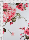 Floral Print Stretch Knit Fabric