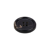 Black Horn Button - 32L/20mm
