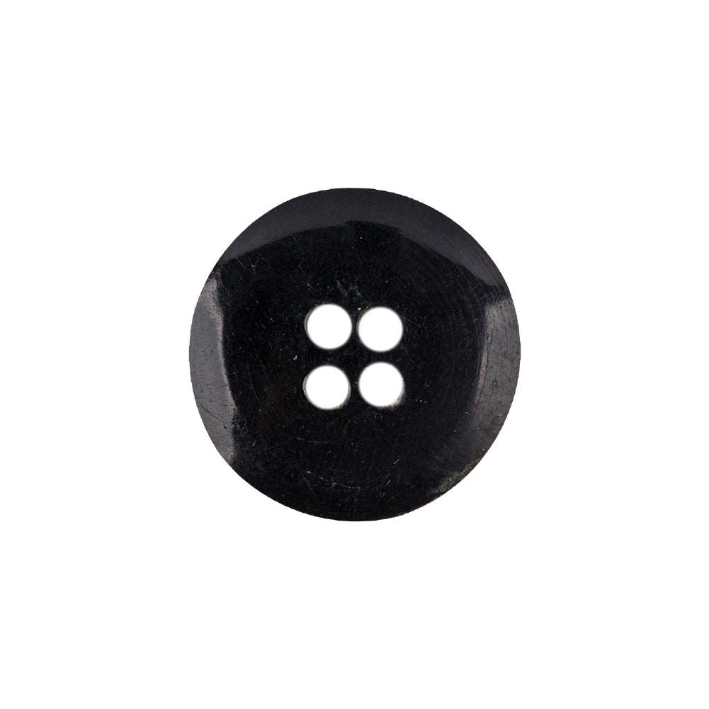 Black Horn Button - 32L/20mm