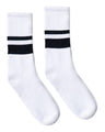 USA-Made Striped Crew Socks