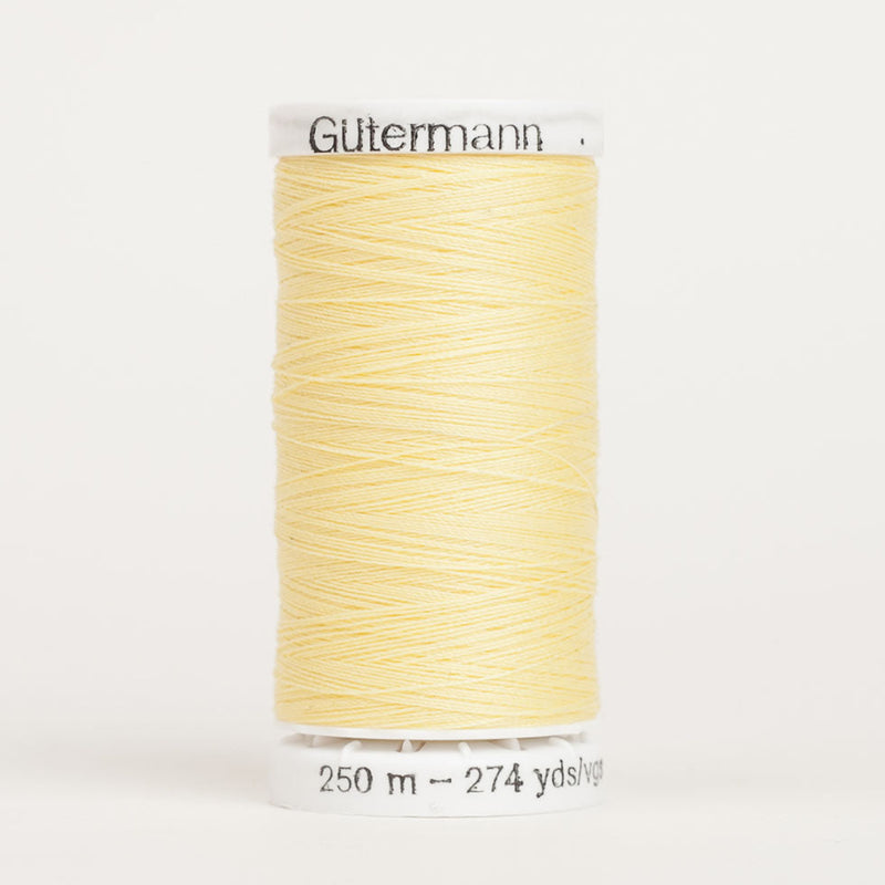 Gutermann Sew All Thread 250m - 805 Pastel Yellow