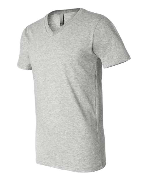 Heather CVC V-Neck Tee